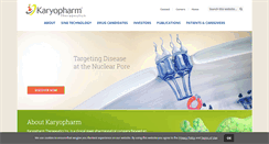 Desktop Screenshot of karyopharm.com